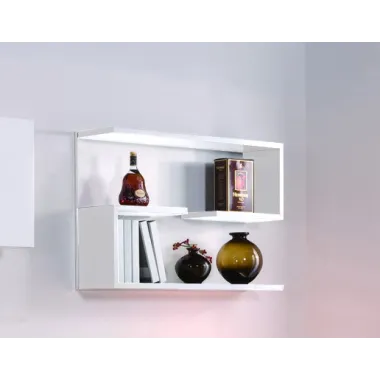 Półki wiszące SIS Białe do montażu na ścianie 120x30x80 cm